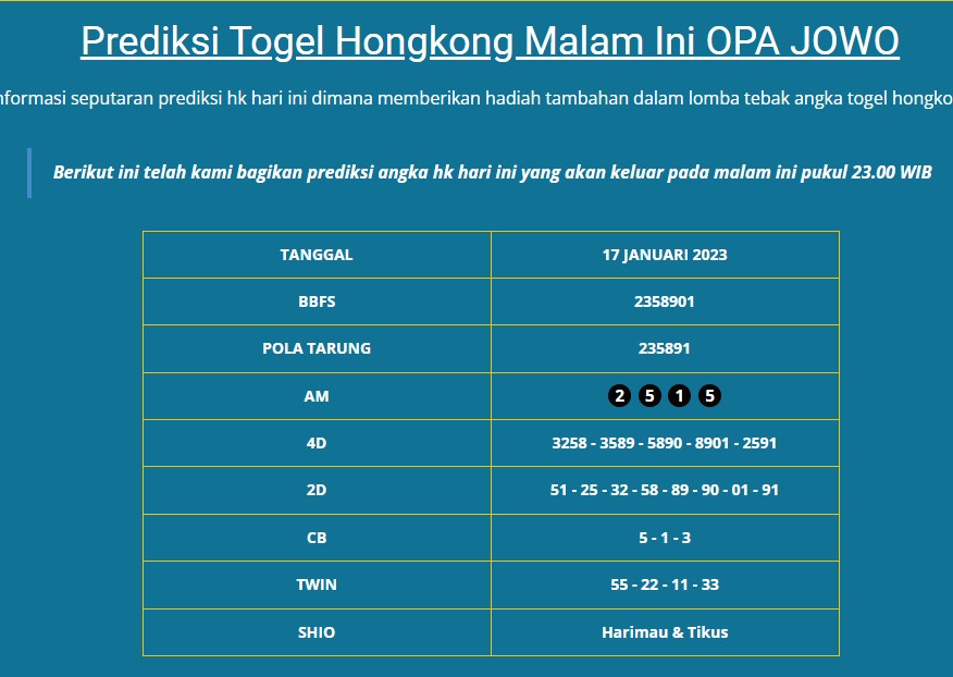 Hongkong malam ini